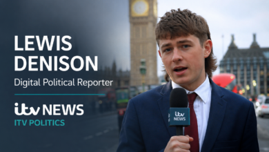 Lewis Denison, digital political reporter for ITV News