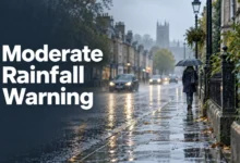 Moderate Rainfall Warning