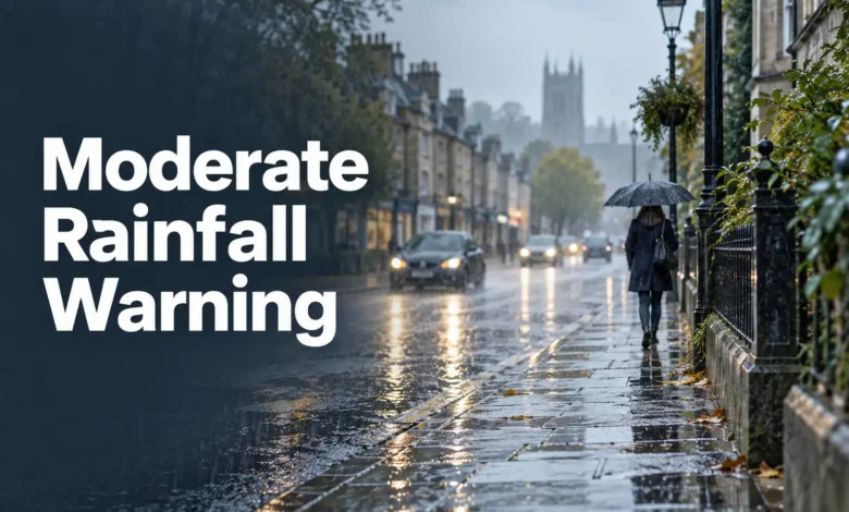 Moderate Rainfall Warning