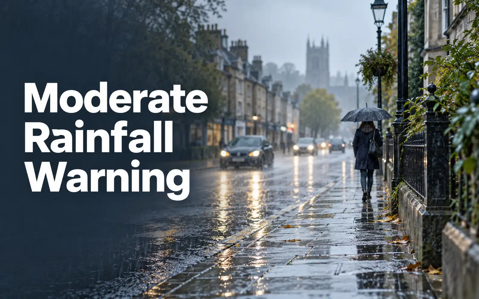 Moderate Rainfall Warning: Meanings, Risks and Safety Advice