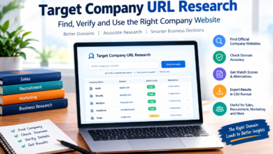 Target Company URL Research